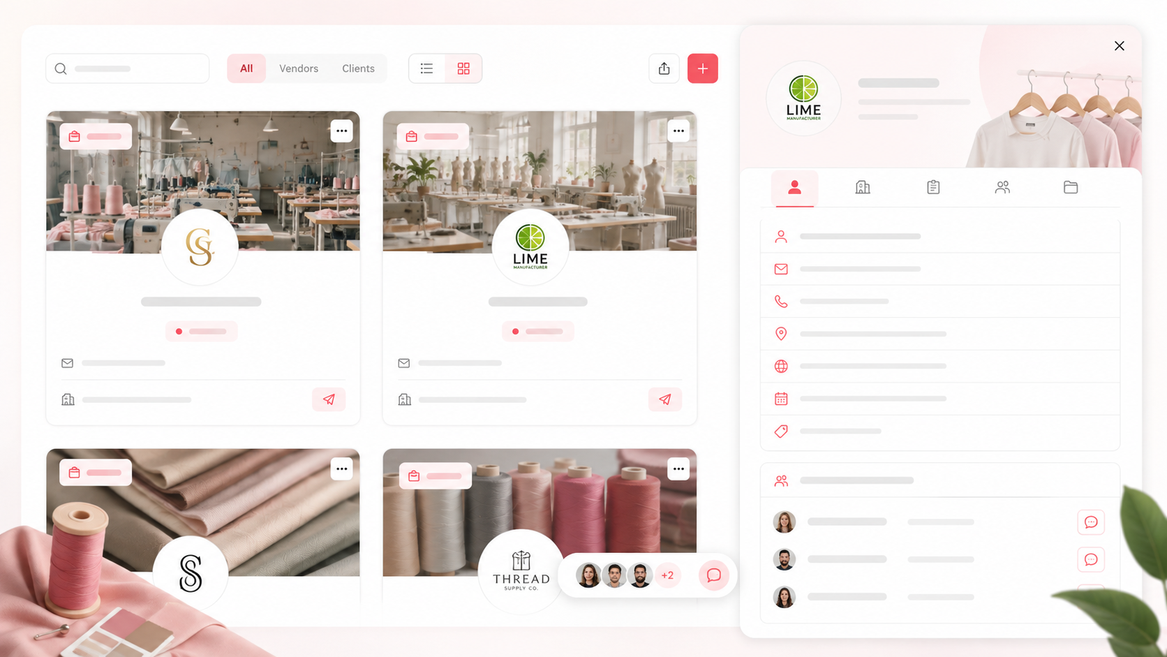 Aura partners directory for vendors, clients, and marketing partners